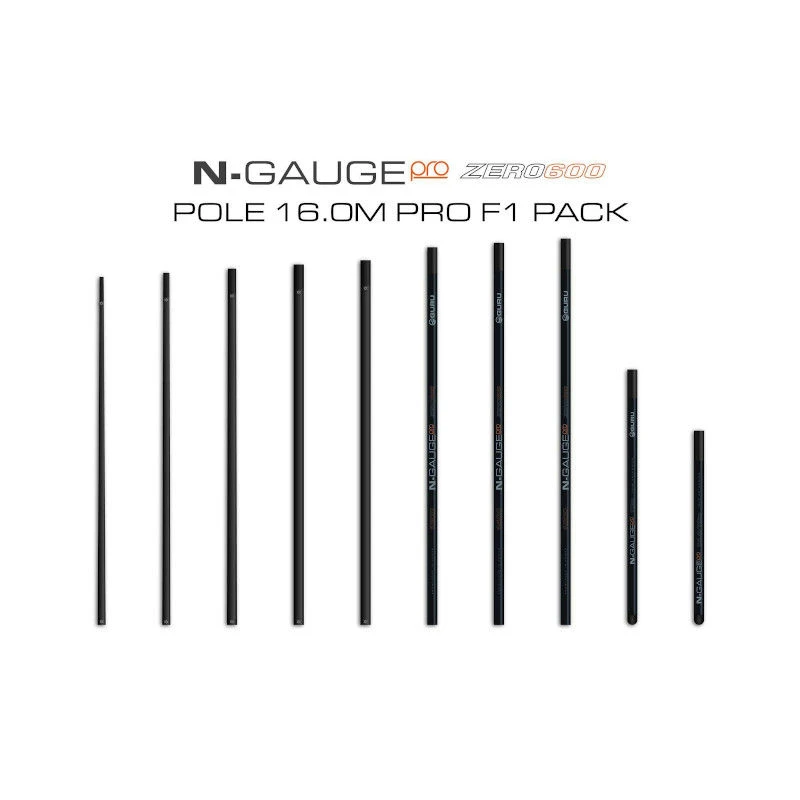 Guru N-Gauge Pro Zero 600 F1 Pole 16m